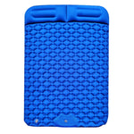 Outdoor Camping Foot-step Automatic Inflatable Cushion Portable TPU Inflatable Double Bed, Size: 195 x 119 x 16cm, Foot-step Peacock Blue, Foot-step Dark Blue, Foot-step Orange, Foot-step Emerald