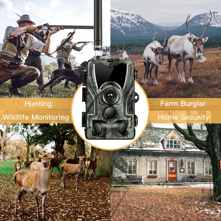 HC801G 3G WCDMA Waterproof IP66 IR Night Vision Security Hunting Trail Camera, 120 Degree PIR Angle, HC801G 3G WCDMA
