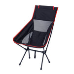 Large Outdoor Camping Leisure Beach Portable Folding Chair, Large (White), Large(Black), Large(Grey), Large(Navy Blue)