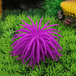 Aquarium Articles Decoration TPR Simulation Sea Urchin Ball Coral, Size: M, Diameter: 10cm, Size: M
