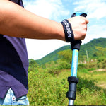 125cm Adjustable Portable Outdoor Aluminum Alloy Trekking Poles Stick, Blue#125cm, Red#125cm, Yellow#125cm, Green#125cm