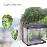 Aquarium Decoration Floating Pumice Suspended Stone Artificial Fish Tank Acuarios Moss Flying Rock Aquatic Ornament Landscape, Large Size: 13.0 x 21.0cm, Floating Stone Large Size: 13.0 x 21.0cm