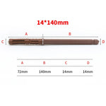 10 PCS Concealed Layer Board Pin Wall Bookshelf Invisible Bulkhead Nail, 14x140mm, 14x140mm