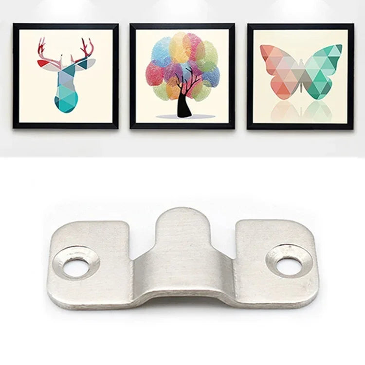 30 PCS Stainless Steel Picture Frame Hanging Code Mirror Fastener, Size: S, S 30 PCS