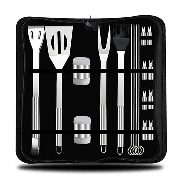 18 in 1 Outdoor Tableware Set Camping Barbecue Tableware Picnic Tool Set, 18 in 1