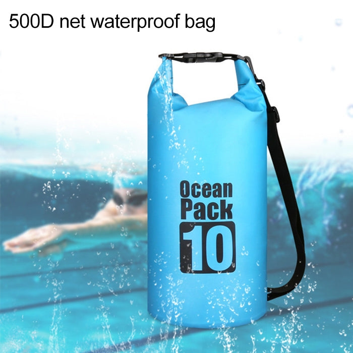 Outdoor Waterproof Single Shoulder Bag Dry Sack PVC Barrel Bag, Capacity: 5L, Capacity: 5L (Dark Blue), Capacity: 5L (Orange), Capacity: 5L (Pink), Capacity: 5L (Green), Capacity: 5L (Sky Blue), Capacity: 5L (Yellow), Capacity: 5L (Black)