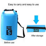 Outdoor Waterproof Single Shoulder Bag Dry Sack PVC Barrel Bag, Capacity: 15L, Capacity: 15L (Dark Blue), Capacity: 15L (Orange), Capacity: 15L (Pink), Capacity: 15L (Green), Capacity: 15L (Sky Blue), Capacity: 15L (Yellow), Capacity: 15L (Black)
