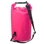 Outdoor Waterproof Single Shoulder Bag Dry Sack PVC Barrel Bag, Capacity: 15L, Capacity: 15L (Dark Blue), Capacity: 15L (Orange), Capacity: 15L (Pink), Capacity: 15L (Green), Capacity: 15L (Sky Blue), Capacity: 15L (Yellow), Capacity: 15L (Black)
