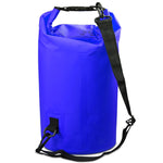 Outdoor Waterproof Double Shoulder Bag Dry Sack PVC Barrel Bag, Capacity: 30L, Capacity: 30L (Sky Blue), Capacity: 30L (Yellow), Capacity: 30L (Black), Capacity: 30L (Dark Blue), Capacity: 30L (Orange), Capacity: 30L (Pink), Capacity: 30L (Green)
