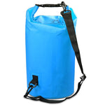 Outdoor Waterproof Double Shoulder Bag Dry Sack PVC Barrel Bag, Capacity: 30L, Capacity: 30L (Sky Blue), Capacity: 30L (Yellow), Capacity: 30L (Black), Capacity: 30L (Dark Blue), Capacity: 30L (Orange), Capacity: 30L (Pink), Capacity: 30L (Green)