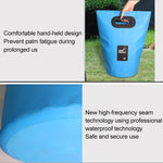 Outdoor Portable Folding Sink PVC Collapsible Bucket, Capacity: 15L, 15L Orange, 15L Green, 15L Rose Red, 15L Sky Blue, 15L Yellow, 15L Black, 15L Dark Blue