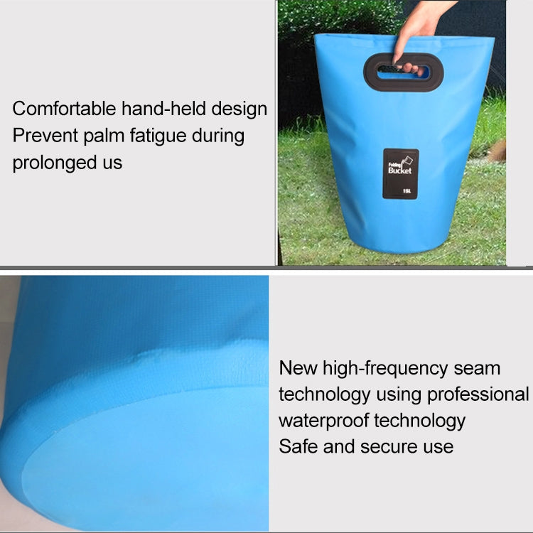 Outdoor Portable Folding Sink PVC Collapsible Bucket, Capacity: 15L, 15L Orange, 15L Green, 15L Rose Red, 15L Sky Blue, 15L Yellow, 15L Black, 15L Dark Blue