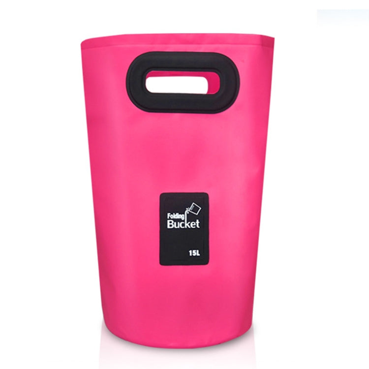 Outdoor Portable Folding Sink PVC Collapsible Bucket, Capacity: 15L, 15L Orange, 15L Green, 15L Rose Red, 15L Sky Blue, 15L Yellow, 15L Black, 15L Dark Blue