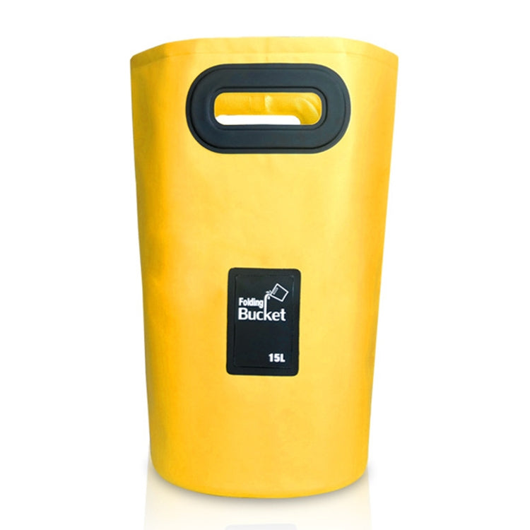 Outdoor Portable Folding Sink PVC Collapsible Bucket, Capacity: 15L, 15L Orange, 15L Green, 15L Rose Red, 15L Sky Blue, 15L Yellow, 15L Black, 15L Dark Blue