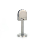 201 Stainless Steel Glass Fish Mouth Support Rod Fixing Clip with 14x80mm Rod, Specification: M, M, with 14x80mm Rod