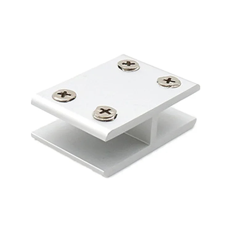 Aluminum Alloy Glass Combination Clamp Cabinet Partition Fixing Clip, 180 degrees Cliped 8-10mm, 180 degrees Cliped 8-10mm