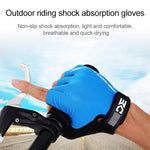 BaseCamp BC-204 Bicycle Half Finger Gloves Lycra Fabric Cycling Gloves, Size: M, Size: M