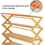 4-Layer Balcony Living Room Collapsible Solid Wood Flower Stand Potted Planting Shelves, Length: 50cm, 50cm 4-Layer