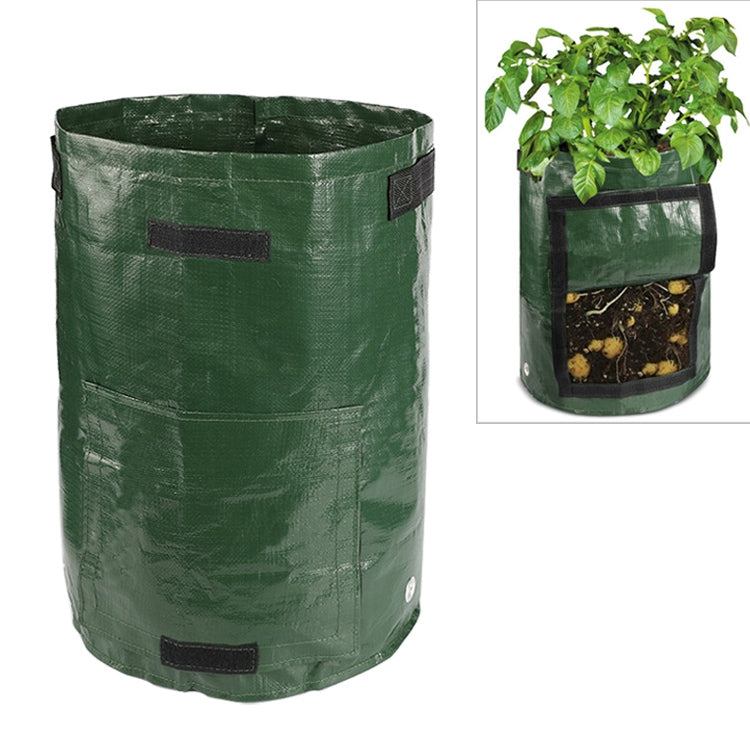 7 Gallons Potato Planting PE Bags Vegetable Planting Grow Bags Farm Garden Supplies, Size: 30cm x 35cm, 30cm x 35cm