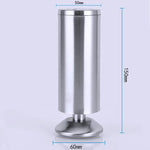 Stainless Steel Wire Drawing Thickened Column Sofa Furniture Cabinet Foot, Height: 150mm, 150mm