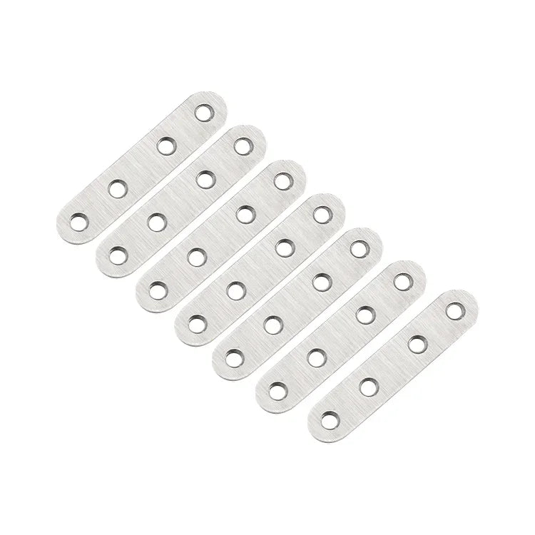 40 PCS Stainless Steel Connection Code Straight Connecting Piece, Number: 4, 4