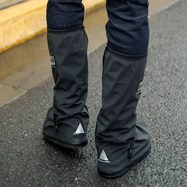 Outdoor High Tube Rainproof Snowproof Thickened Rain Shoes Size: L, Size: L
