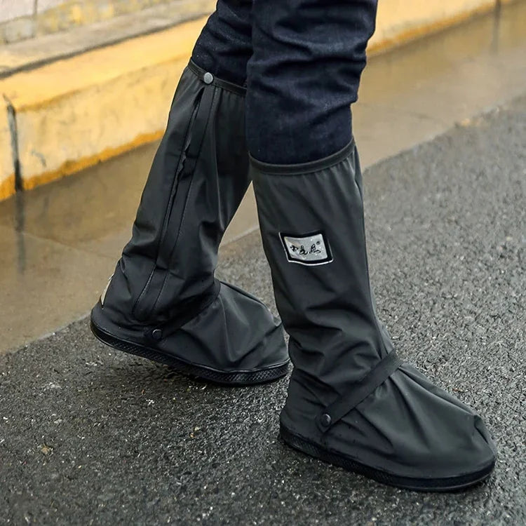 Outdoor High Tube Rainproof Snowproof Thickened Rain Shoes Size:XL, Size:XL