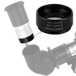 Datyson 5P0092 Coarse Threaded Astronomical Telescope Accessories 1.25 inch 0.5X Reduced Focus Lens Reduced Power Lens, 5P0092 Coarse Threaded