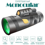 Moge 12x50 Professional HD Monocular Night Vision Telescope, Moge 12x50