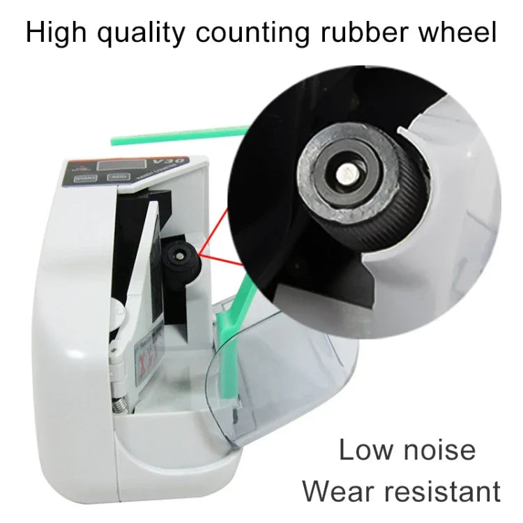 V30 Mini Portable Multi Paper Currency Counting Money Counter, EU Plug, EU Plug