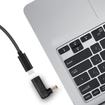 USB-C / Type-C Female to 7.4 x 5.0mm Male Plug Elbow Adapter Connector for HP Laptops, 7.4 x 5.0mm Elbow (HP)