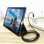 USB-C / Type-C to 6 Pin Magnetic Male Laptop Power Charging Cable for Microsoft Surface Pro 7 / 6 / 5 , Cable Length: about 1.5m, for Microsoft Surface Pro 7 / 6 / 5