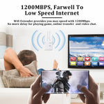 ZX-R08 1200Mbps 2.4G/5G Dual-Band WiFi Repeater Signal Amplifier WISP Outdoor Router, US Plug, 1200Mbps