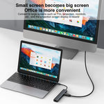 BYL-2303 7 in 1 USB-C / Type-C to USB Multifunctional Docking Station HUB Adapter, BYL-2303