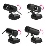 HXSJ S50 30fps 100 Megapixel 720P HD Webcam for Desktop / Laptop / Smart TV, with 10m Sound Absorbing Microphone, Cable Length: 1.4m, S50