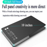 VEIKK A50 10x6 inch 5080 LPI Smart Touch Electronic Graphic Tablet, with Type-c Interface, A50
