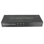 NK-BT88 4K 3X3 HDMI Video Wall Controller Multi-screen Splicing Processor with Remote Controller, EU Plug, EU Plug