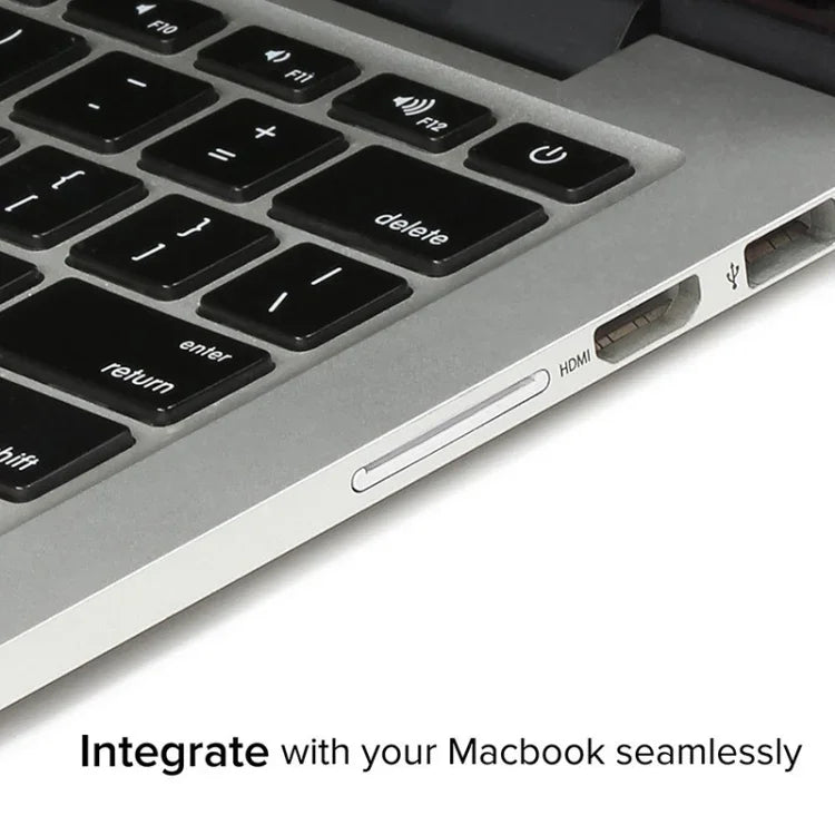 BASEQI 504ASV Hidden Aluminum Alloy SD Card Case for Macbook Pro Retina 15 inch (End of 2013 - Mid-2015) Laptops, For Macbook Pro Retina 15