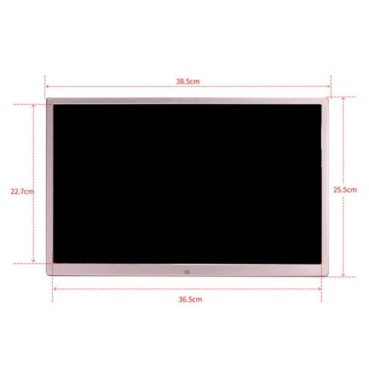 HSD1707 17 inch LED 1440X900 High Resolution Display Digital Photo Frame with Holder and Remote Control, Support SD / MMC / MS Card / USB Port, US Plug(Silver), HSD1707 17 inch