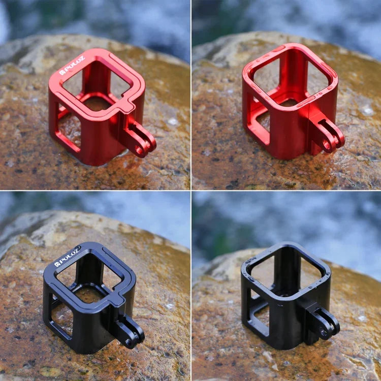 PULUZ Housing Shell CNC Aluminum Alloy Protective Cage with Insurance Frame for GoPro HERO5 Session /HERO4 Session /HERO Session, For HERO4 Session with Frame, For HERO5 Session with Frame, For HERO5 Session