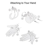 PULUZ 3 in 1 Hand Wrist Arm Leg Straps 360-degree Rotation Mount for GoPro, Insta360, DJI and Other Action Cameras, Arm Leg Strap