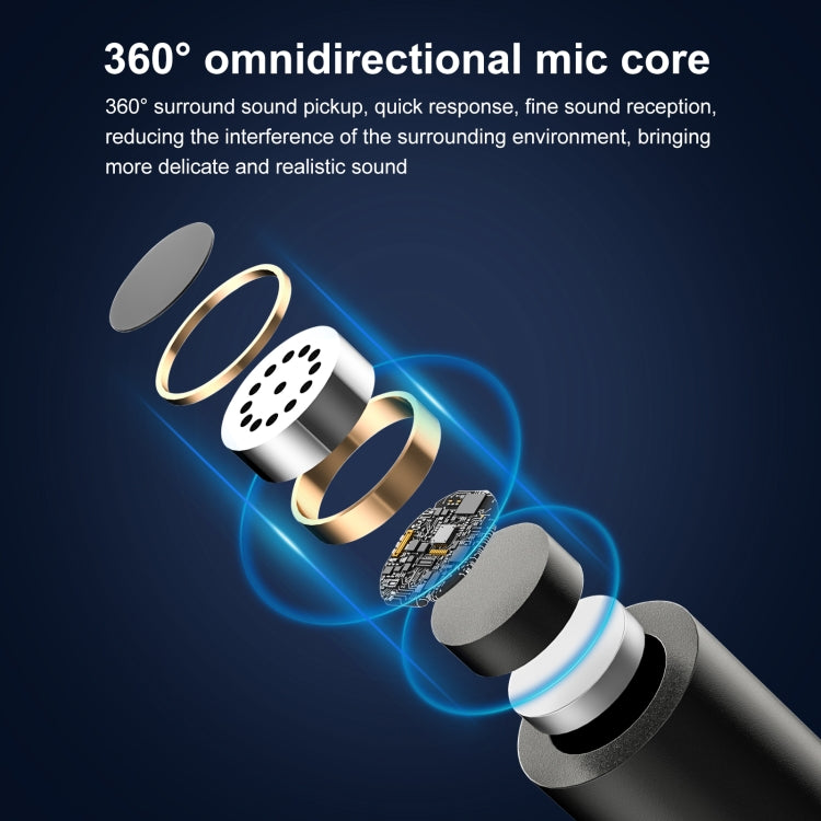 Wireless Lavalier Noise Reduction Reverb Microphone for 8-Pin Device, Support Phone Charging, 8 Pin Wireless Microphone