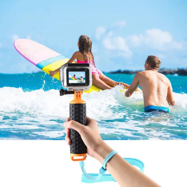 PULUZ Floating Handle Hand Grip Buoyancy Rods with Strap for GoPro HERO10 Black / HERO9 Black / HERO8 Black / HERO7 /6 /5 /5 Session /4 Session /4 /3+ /3 /2 /1, Xiaoyi and Other Action Cameras, Floating Hand Grip