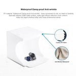 PULUZ 20cm Include 2 LED Panels Folding Portable 1100LM Light Photo Lighting Studio Shooting Tent Box Kit with 6 Colors Backdrops (Black, White, Yellow, Red, Green, Blue), Unfold Size: 24cm x 23cm x 23cm, 20cm(2 LED/RU), 20cm(2 LED)