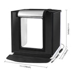 PULUZ 40cm Folding Portable White Light Dimmable Photo Lighting Studio Shooting Tent Box Kit with 6 Colors (Black, Orange, White, Red, Green, Blue) Backdrops, 40cm Box(US), 40cm Box(UK), 40cm Box(EU), 40cm Box(AU)