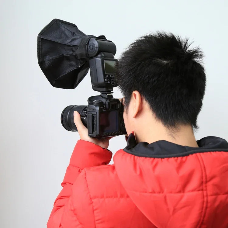 PULUZ 20cm Octangle Style Foldable Soft Flash Light Diffuser Softbox, 20cm Octangle