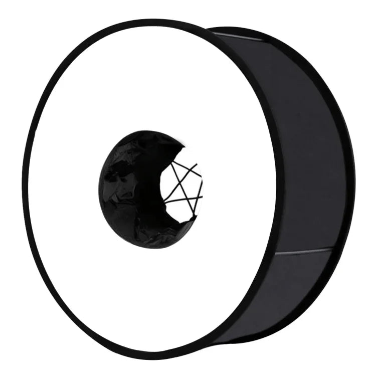 PULUZ 45cm Round Style Macro and Portrait Softbox SpeedLite Flash Light Foldable Diffuser, 45cm Round