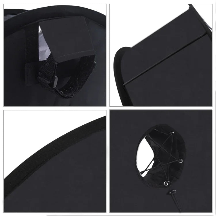 PULUZ 45cm Round Style Macro and Portrait Softbox SpeedLite Flash Light Foldable Diffuser, 45cm Round