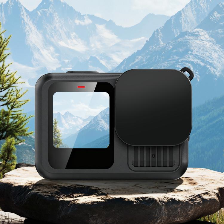 PULUZ for GoPro HERO13 Black /12 Black /11 Black /10 Black /9 Black Soft TPU Rubber Scratch-resistant Camera Lens Protective Cap Cover, For GoPro HERO12 Black Lens Cap