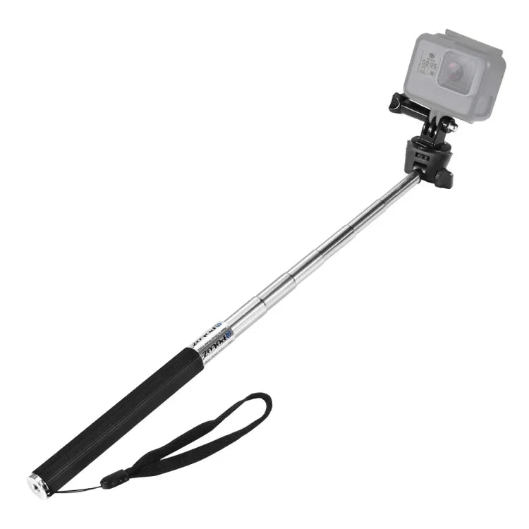 PULUZ Extendable Handheld Selfie Monopod for DJI, Insta360, GoPro and Other Action Cameras, Length: 22.5-80cm, Length: 22.5-100cm
